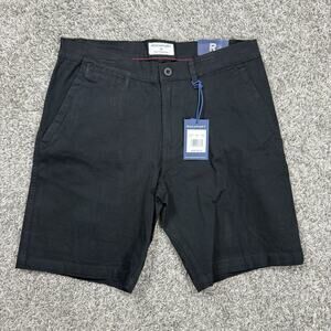 Rockport Mens 9" Motion Chino Short Stretch Flex Black Size 30